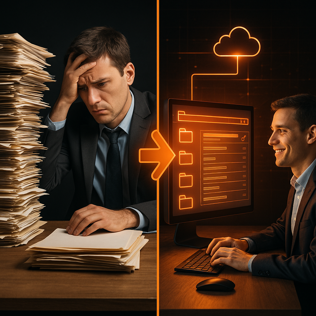 From paper chaos to digital control